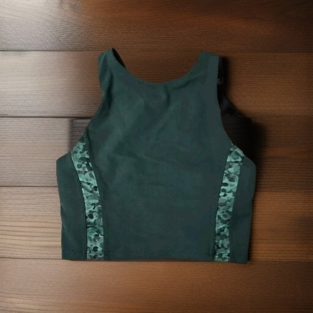Athleta Conscious Crop Top Serene Sports Bra YOGA Crop Tank Sz ‎ XS